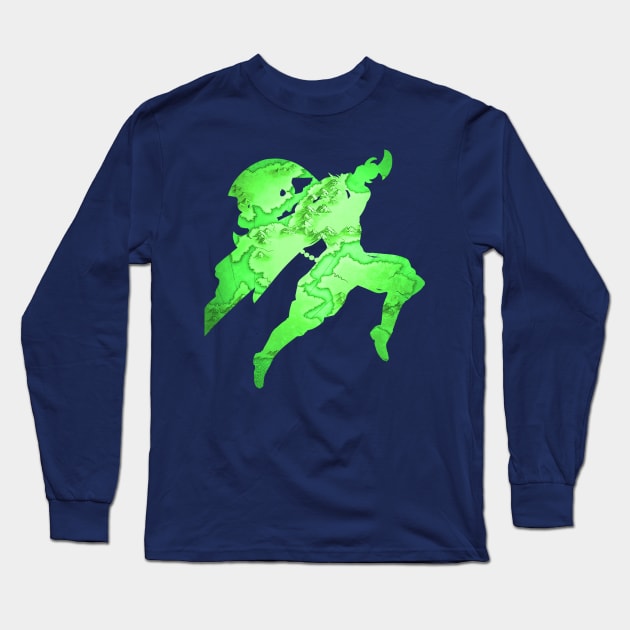 Hector: Just Here to Fight Long Sleeve T-Shirt by Raven's Secret Shop